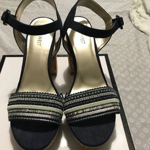 Kiera Demin sandals